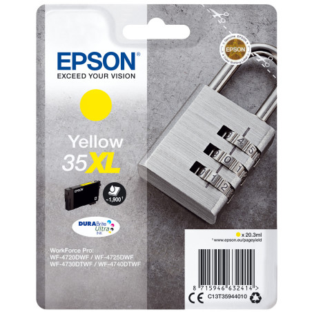 C13T35944020 EPSON Singlepack Yellow 35XL DURABrite Ultra Ink