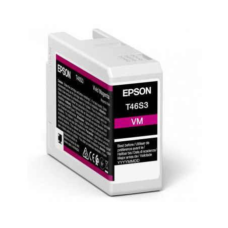C13T46S300 EPSON  Singlepack Vivid Magenta T46S3 UltraChrome Pro 10 ink 25ml SC-P700