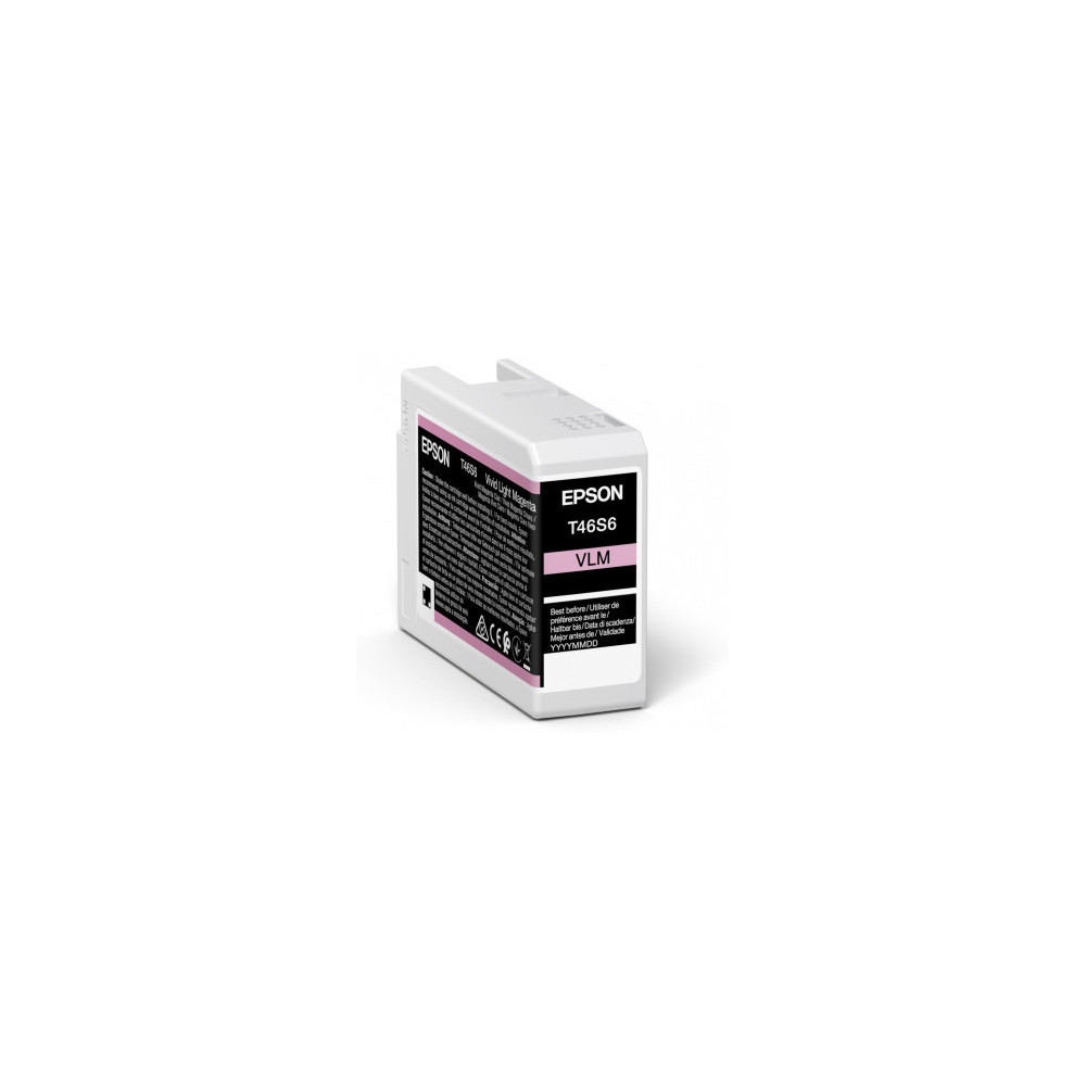 C13T46S600 EPSON  Singlepack Vivid Light Magenta T46S6 UltraChrome Pro 10 ink 25ml SC-P700