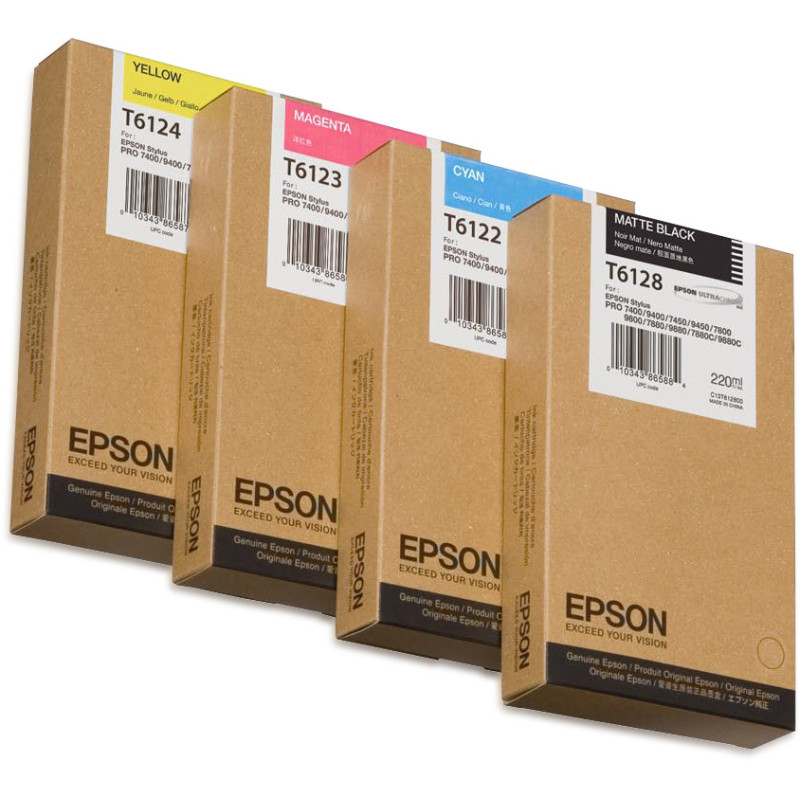 C13T612400 Epson GF Stylus Photo 7450/9450 Cartucho Amarillo  Alta capacidad