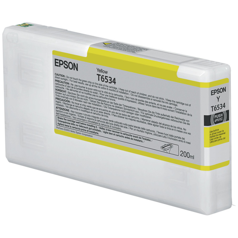 C13T653400 Epson GF Stylus Pro-4900 Cartucho Amarillo (200 ml)