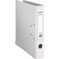 09483 DOHE ARCHIVADOR PALANCA ARCHICOLOR FOLIO LOMO ESTRECHO RADO CARTÓN FORRADO PP BLANCO