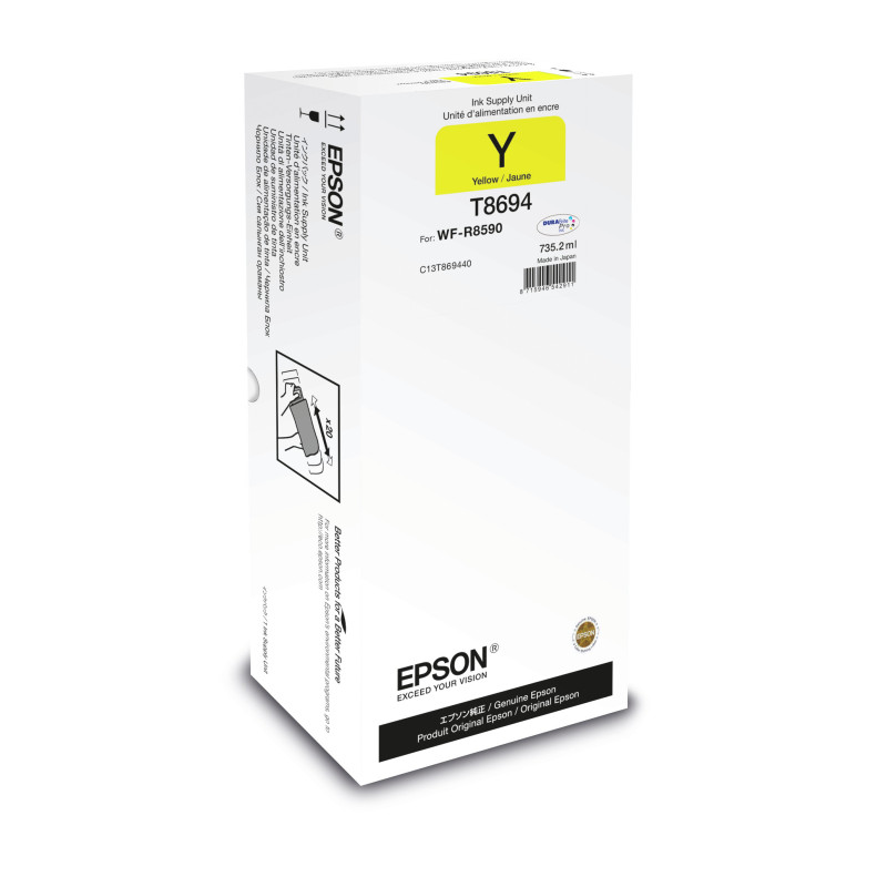 C13T869440 EPSON Supply unit XXL Amarillo 75000p WF-R8590