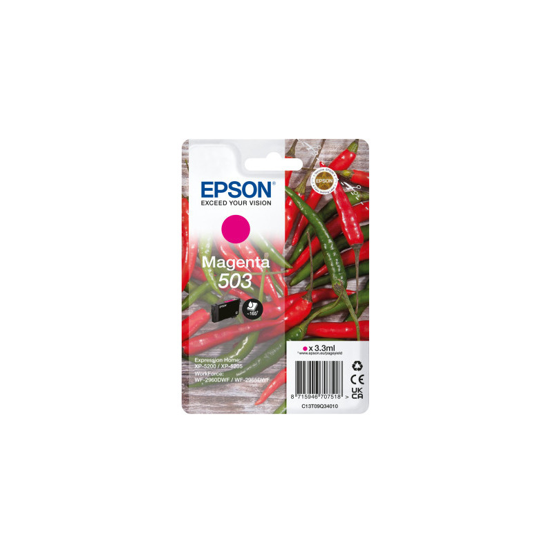 C13T09Q34020 EPSON Cartucho Magenta 503