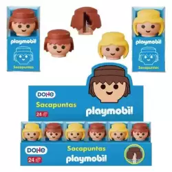 79725 DOHE SACAPUNTAS PLAYMOBIL SURTIDO EXPOSITOR 24 UD