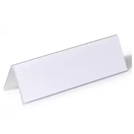 805219 DURABLE PORTANOMBRES DE MESA 61X210MM TRANSPARENTE