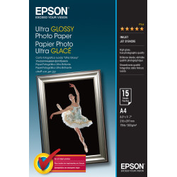C13S041927 Epson Papel Ultra Glossy Photo Paper A4 (15hojas)