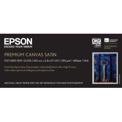 C13S041858 Epson GF Papel Premium Canvas Satin