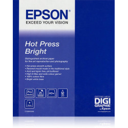 C13S042332 EPSON GF Papel Artístico Hot Press Bright A2