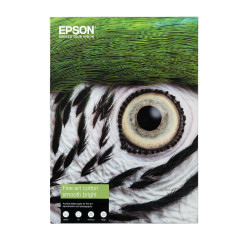 C13S450274 EPSON papel Fine Art Cotton Smooth Bright 300 g/m2 - A4