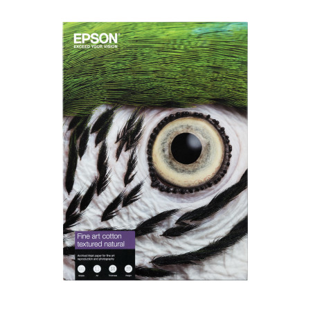 C13S450282 EPSON papel Fine Art Cotton Textured Natural 300 g/m2 - A3+
