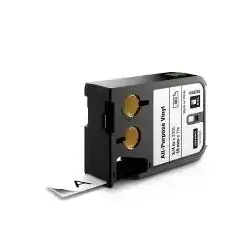 1868752 DYMO CINTA XTL 1868752 VINILO TEXTO NEGRO SOBRE BLANCO 19MM