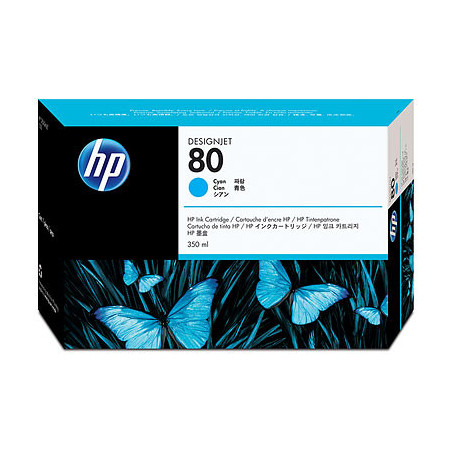 C4846A HP Designjet 1050C/1055C/C Plus. Cartucho Cian Nº80