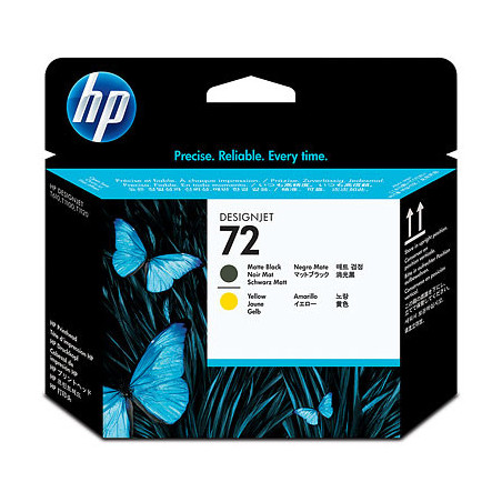 C9384A HP Designjet T610/1100 Cabezal Negro mate y Amarillo nº72