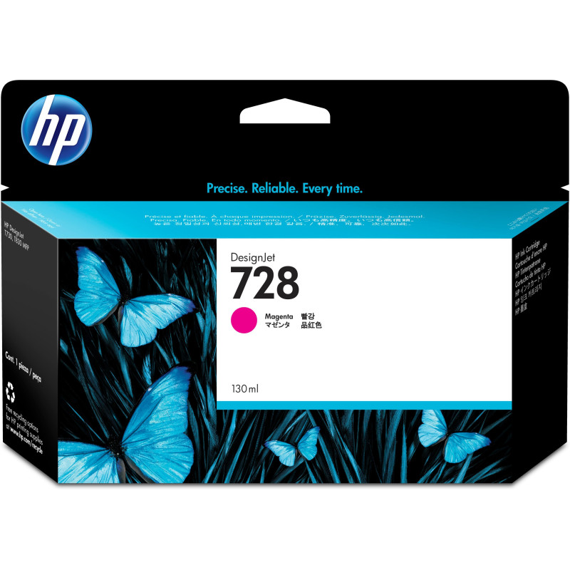 F9J66A HP DesignJet T730 Cartucho Magenta Nº728