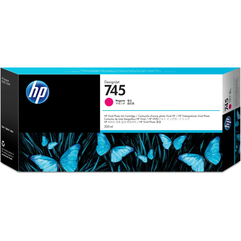 F9K01A HP DesignJet 745 Cartucho Magenta 300ml