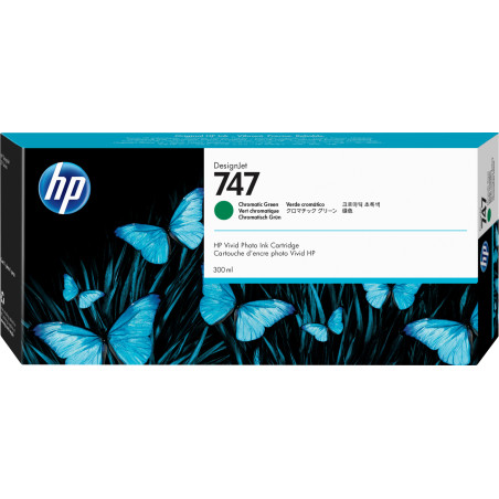 P2V84A HP nº747 300-ml Chromatic Green Ink Cartridge