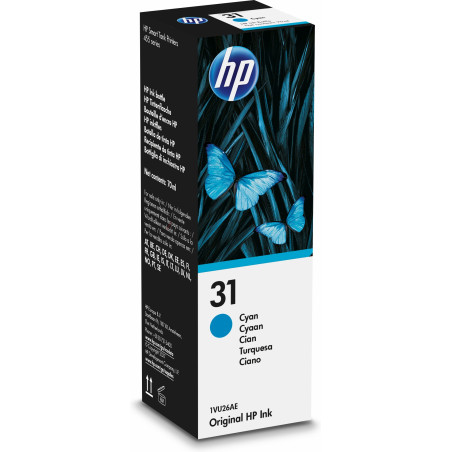 1VU26AE HP Botella de tinta Original HP 31 cian 70 ml