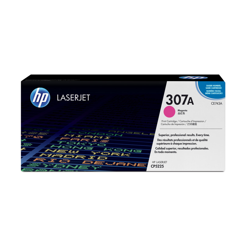 CE743A HP LASER CP 5225/N/D Toner MAGENTA nº307A 7.300 PAGINAS