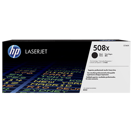 CF360X HP Laserjet M553 Toner 508X Negro 12.500 paginas alta capacidad