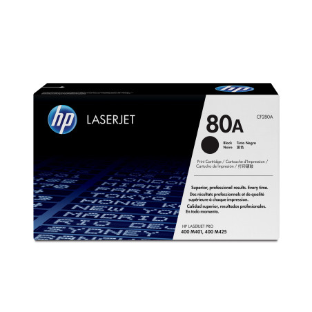 CF280A HP Toner Negro Laserjet M401 nº80A 2.700 Pag.