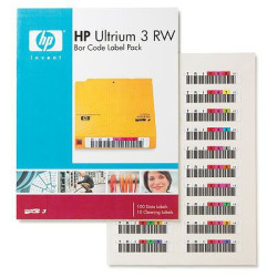 Q2007A HP Ultrium 3 RW Bar Code Label
