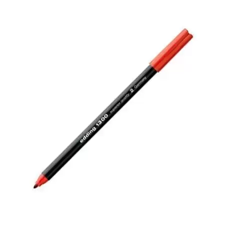1300-02 EDDING ROTULADOR 1300 TRAZO MEDIO ROJO