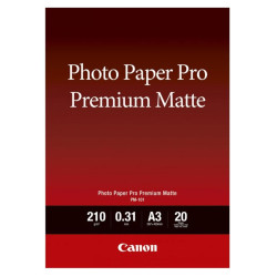 8657B006 CANON PAPEL FOTOGRAFICO PM-101 A3 PRO PREMIUM MATTE 210GR. (20 HOJAS)