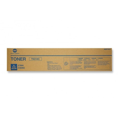 A0D7451 KONICA MINOLTA Bizhub C353355 Toner Cian TN314C/A0D7451