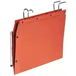 100330439 ELBA CARPETAS COLGANTES VISOR LATERAL 250X350MM ARMARIO TUB SOPFADE PACK 25U NARANJA