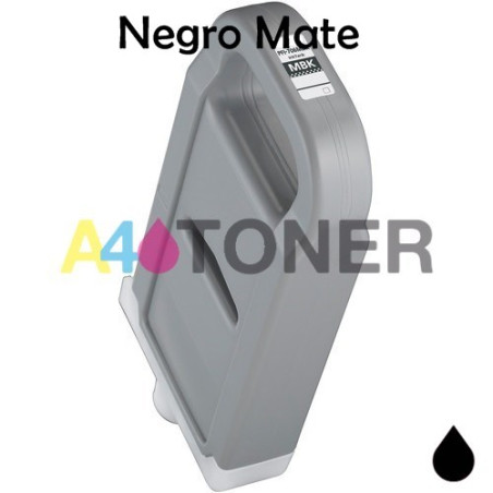 Cartucho de tinta Canon PFI706 negro mate compatible con 6680B001