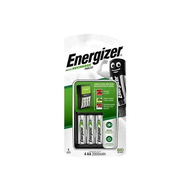 962473 ENERGIZER CARGADOR DE PILAS AAA/AA (4 PILAS RECARGABLES 4AA INCLUIDAS)