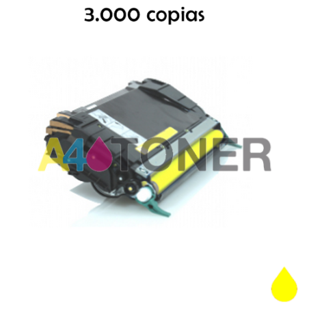 C5220 toner compatible lexmark amarillo reemplaza a Lexmark C5220YS