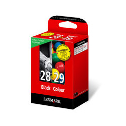 18C1520E LEXMARK Z845/1300/X2500 Pack Cartucho Negro nº28 + Color nº29 Retornables