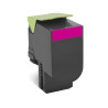 80C2SM0 LEXMARK toner CX310/410/510 magenta Retornable (2k)