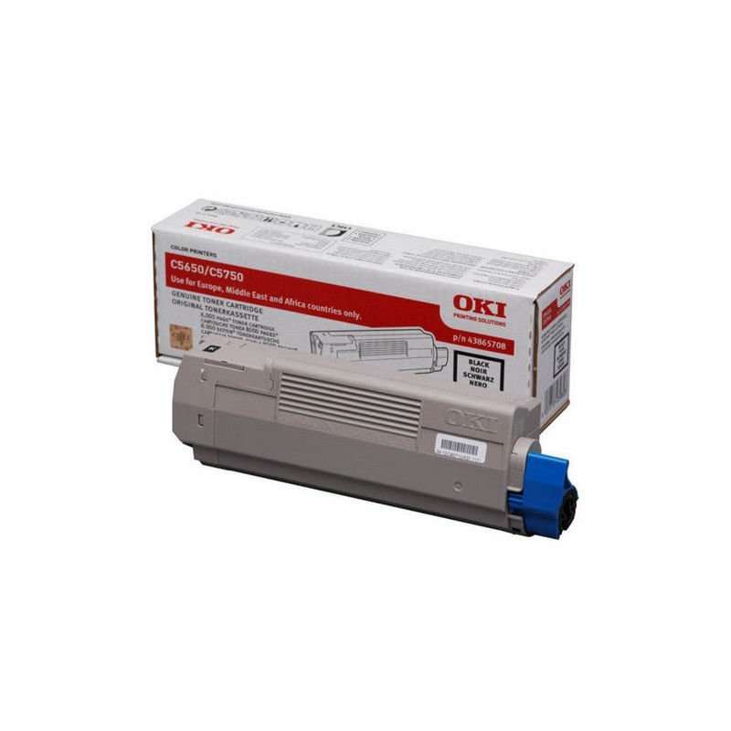 43865708 OKI C5650/C5750 Toner Negro 8k