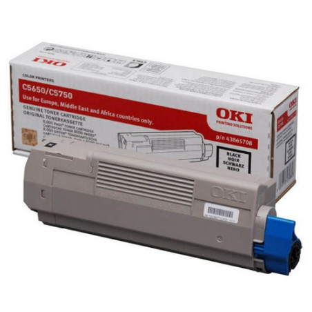 43865708 OKI C5650/C5750 Toner Negro 8k