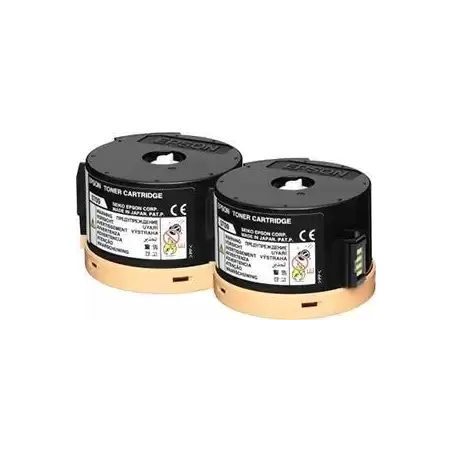 C13S050710 EPSON ACULASER AL-M200DN/M200DW TONER NEGRO (PACK 2)