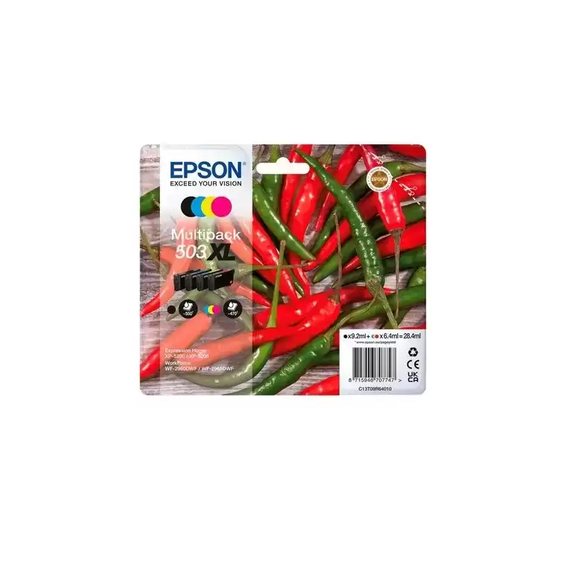C13T09R64010 EPSON TINTA MULTIPACK BK / C / M / Y  XP-5200
