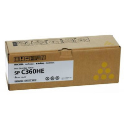 408187 RICOH Print Cartridge Yellow SP C360HE