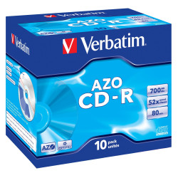 43327 VERBATIM CD-R 700Mb 52X (Pack de 10 unidades)