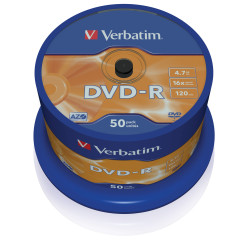 43548 VERBATIM DVD-R 4.7GB 16x Avanced Azo(Tarrina 50)
