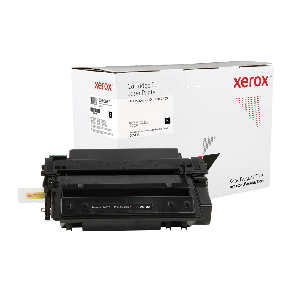 006R03667 XEROX Everyday Toner para HP 11A LaserJet 2410(Q6511A) Negro