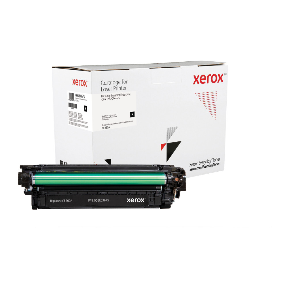 006R03675 XEROX Everyday Toner para HP 647A Color LaserJet Enterprise CP4025(CE260A) Negro