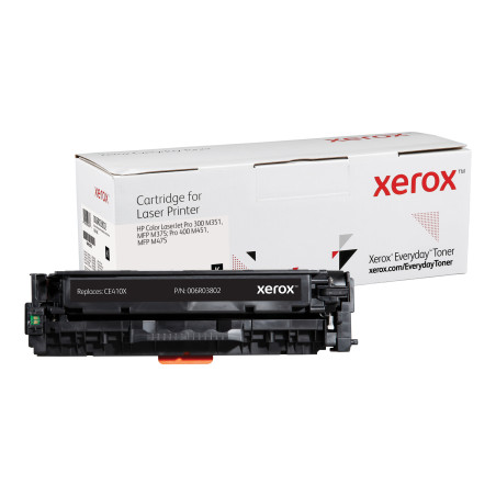 006R03802 XEROX Everyday Toner para HP 305X Color LaserJet Pro 300 M351(CE410X) Negro
