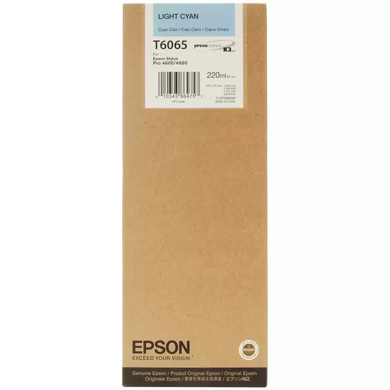 C13T606500 EPSON TINTA CIAN CLARO GF STYLUS PRO 4880