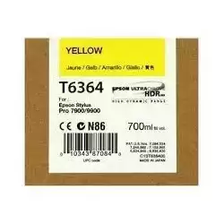 C13T636400 EPSON GF STYLUS PHOTO 7900/9900 CARTUCHO AMARILLO