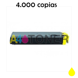 Toner compatible TK-520 kyocera amarillo alternativo al toner original Kyocera 1T02HJAEU0 TK520