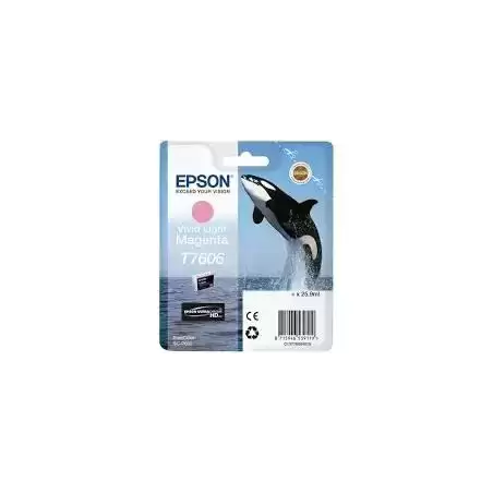 C13T76064010 EPSON SURECOLOR SC P600 CARTUCHO MAGENTA VIVO CLARO