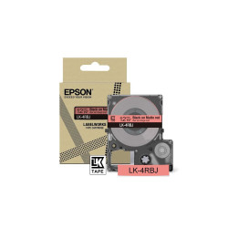 C53S672071 EPSON Cartucho de etiquetas Matte Tape   Red/Black 12mm(8m)   LK-4RBJ
